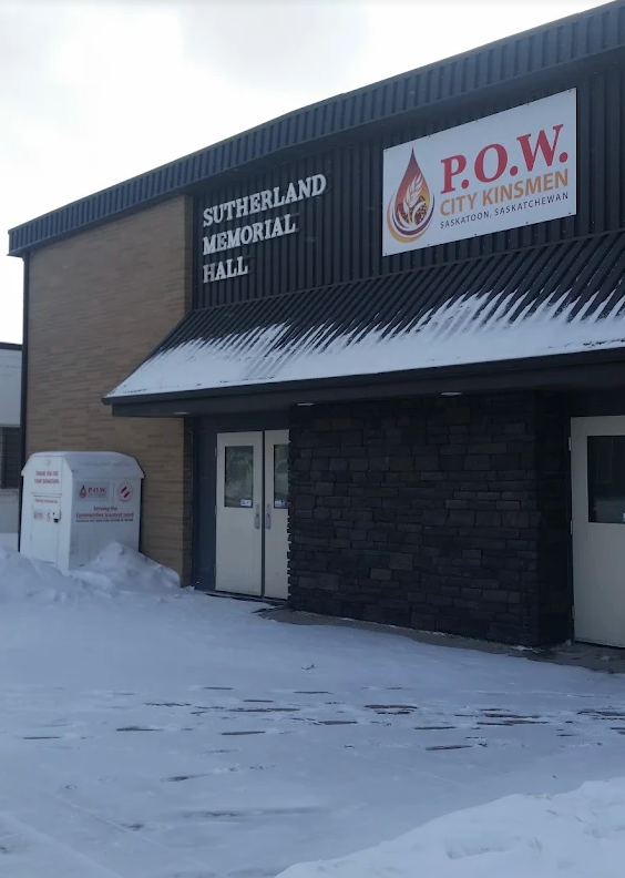 Exterior of Sutherland Memorial Hall in Saskatoon